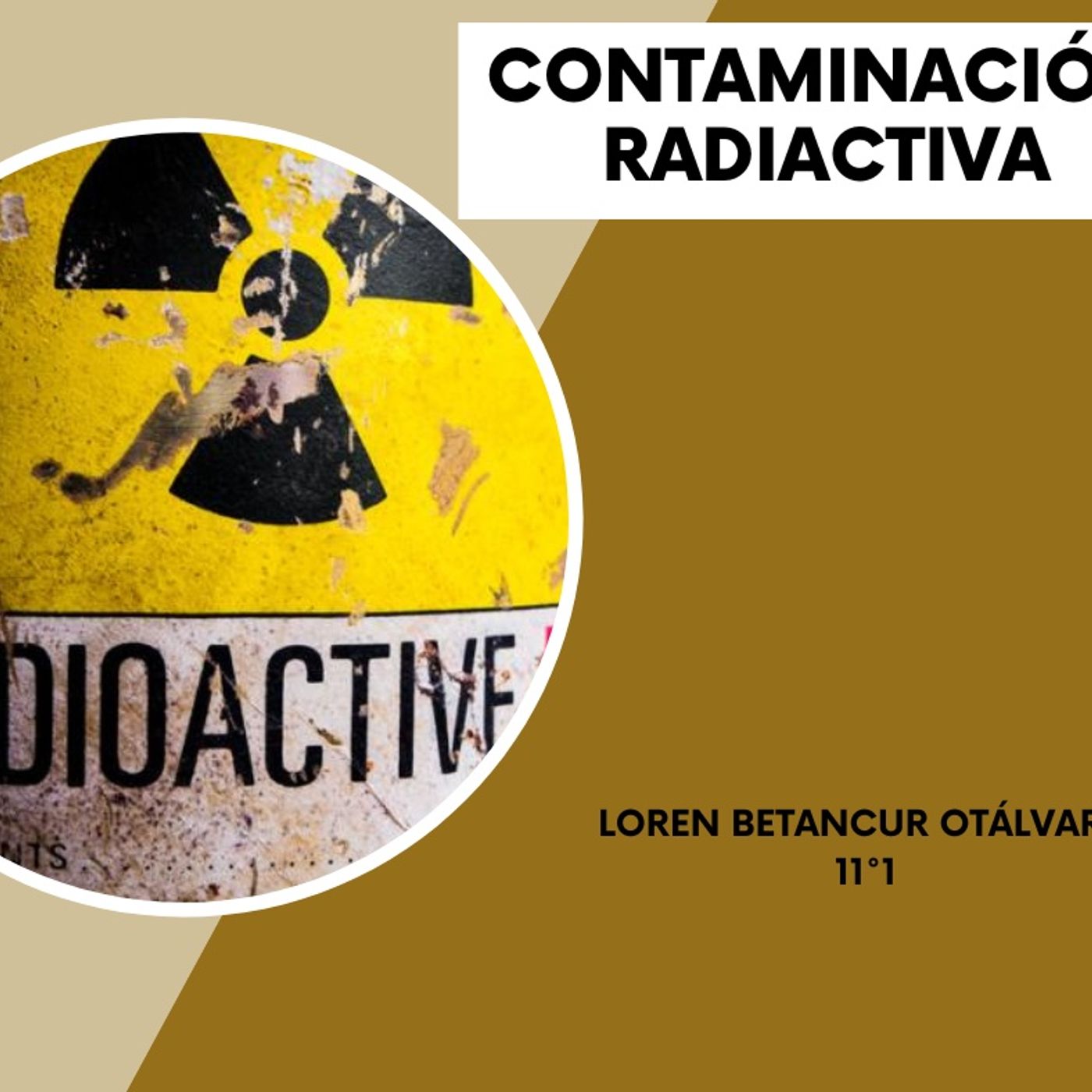 Contaminación radiactiva podcast artwork