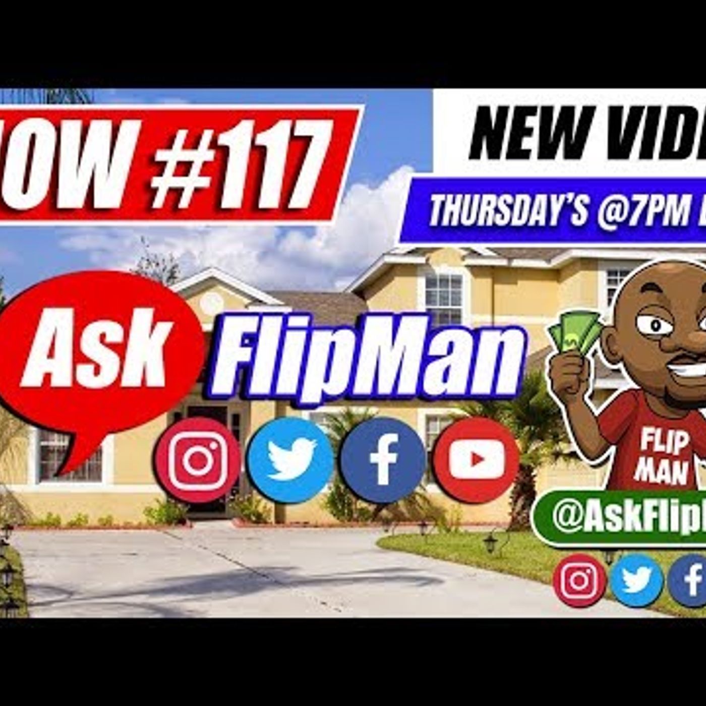 How to Wholesale Real Estate With No Money - Ask Flip Man You Live Show 117 [Flippinar]