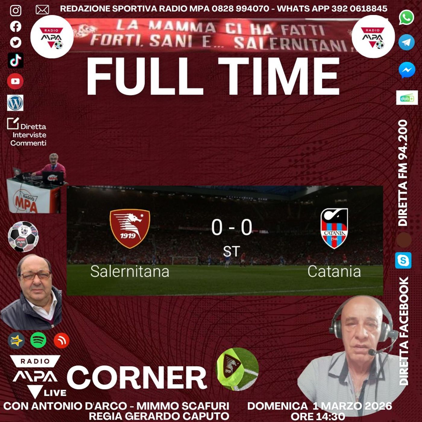 01 03 26 Salernitana-Catania 0-0 episode artwork