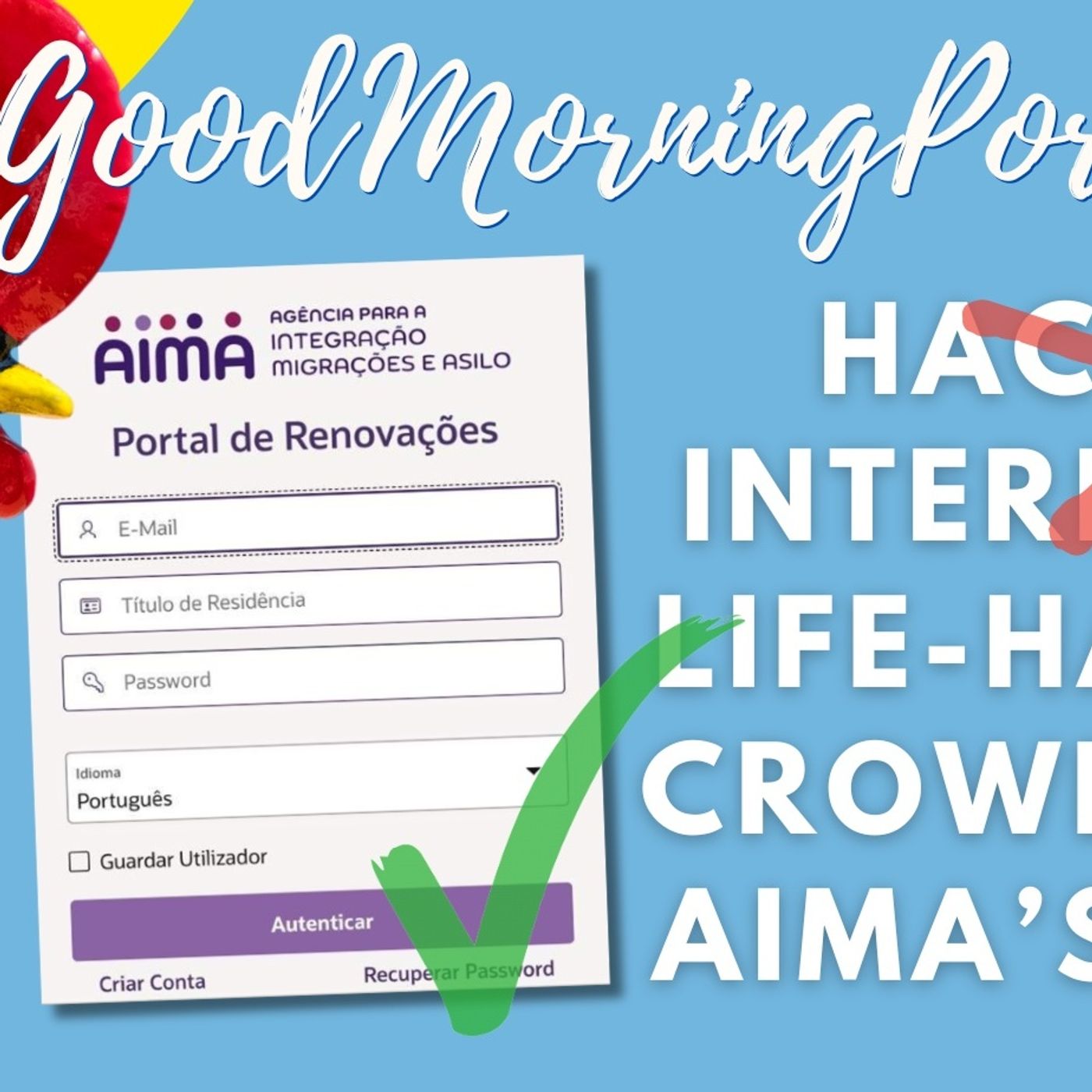 Let's Crowdfund For The AIMA Website & Transform Immigration Processes #MIGA #Portugal #Immigration #AIMA