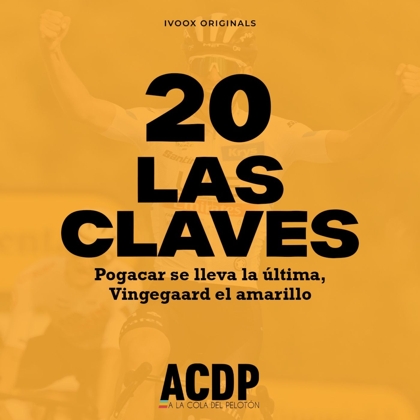 2⃣0⃣ Las Claves del Tour | Etapa para Pogacar, amarillo para Vingegaard | A la Cola del Pelotón episode artwork