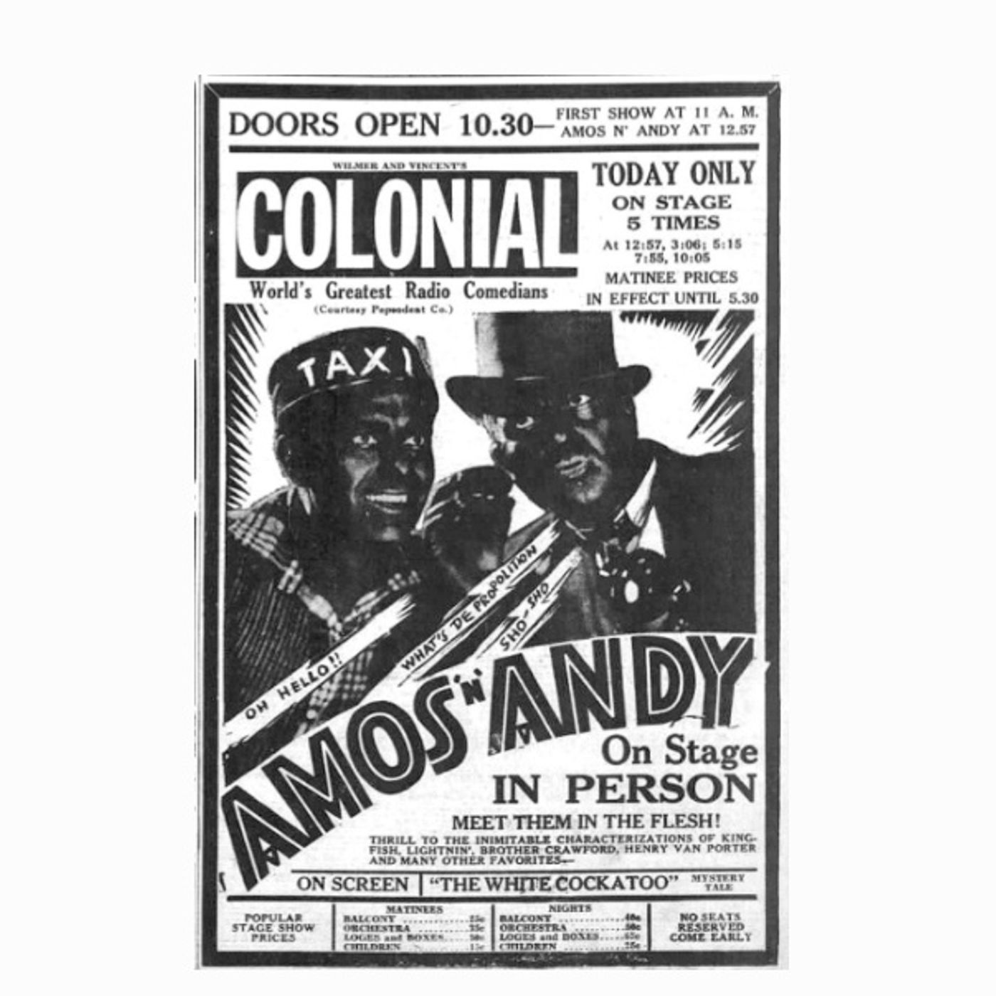 Amos and Andy podcast artwork