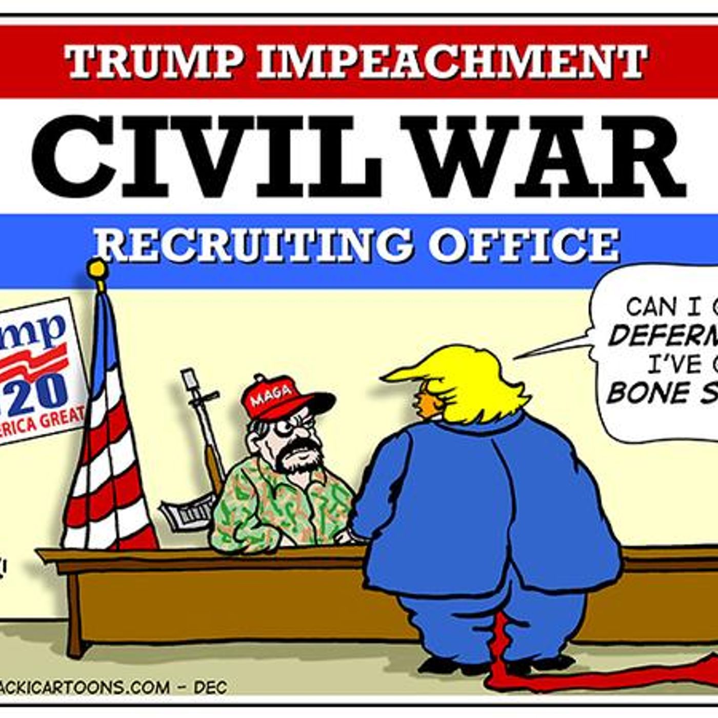 Day two of a sad day in our country impeachment former President Donald Trump episode artwork