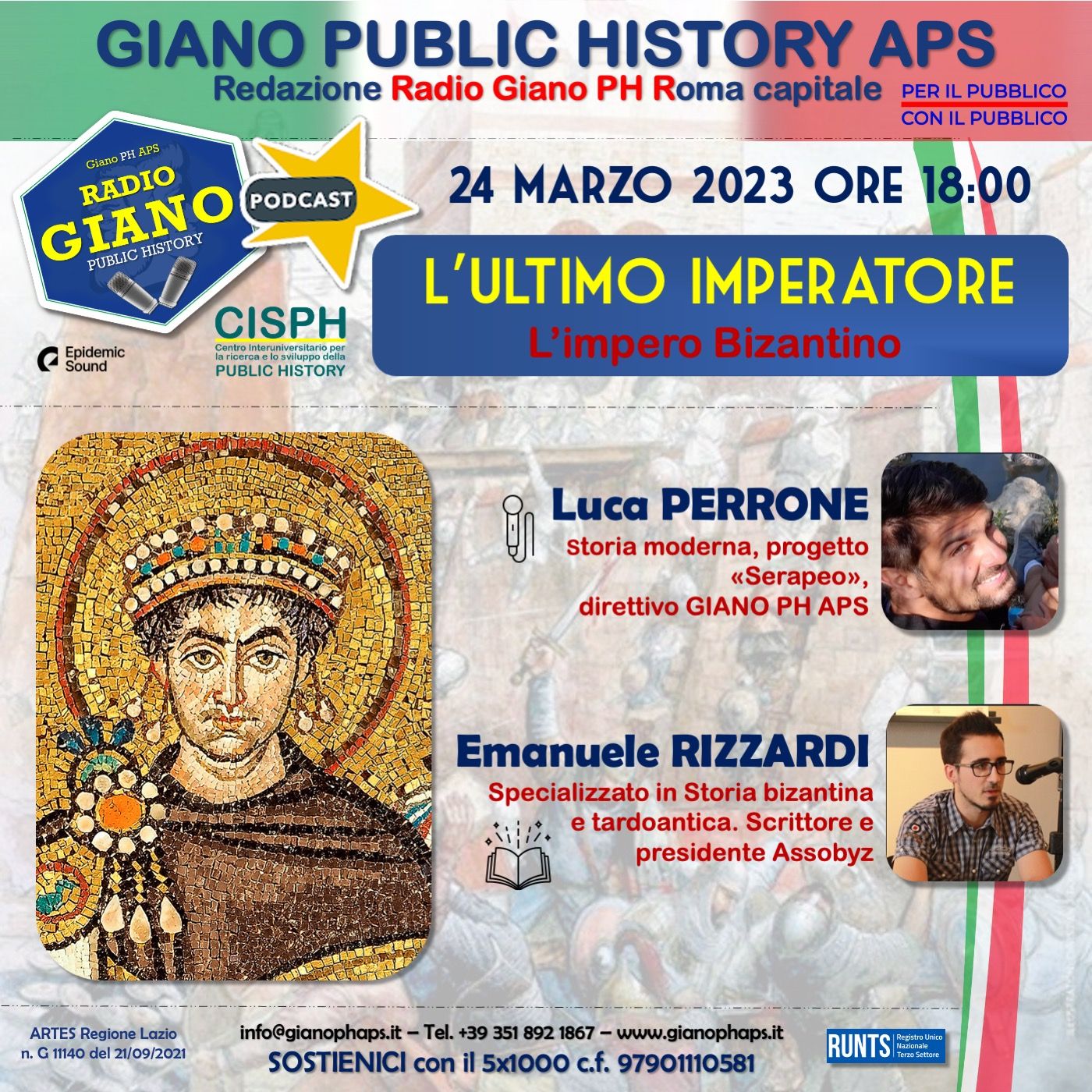 L'ULTIMO IMPERATORE. L'impero Bizantino | Emanuele RIZZARDI e Luca PERRONE episode artwork