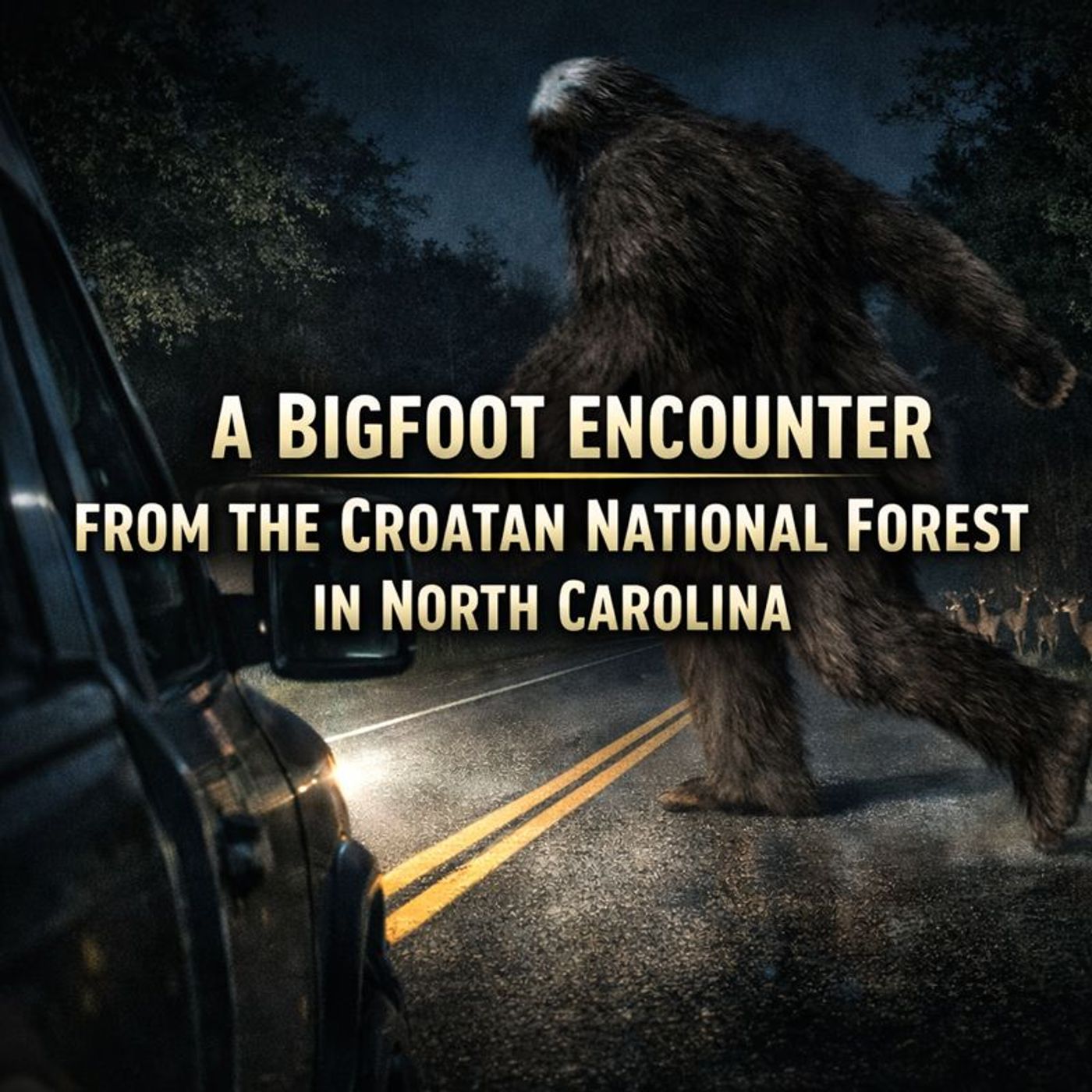 Bigfoot Ran Across The Road In Front Of My Truck | Croatan National Forest (North Carolina)
