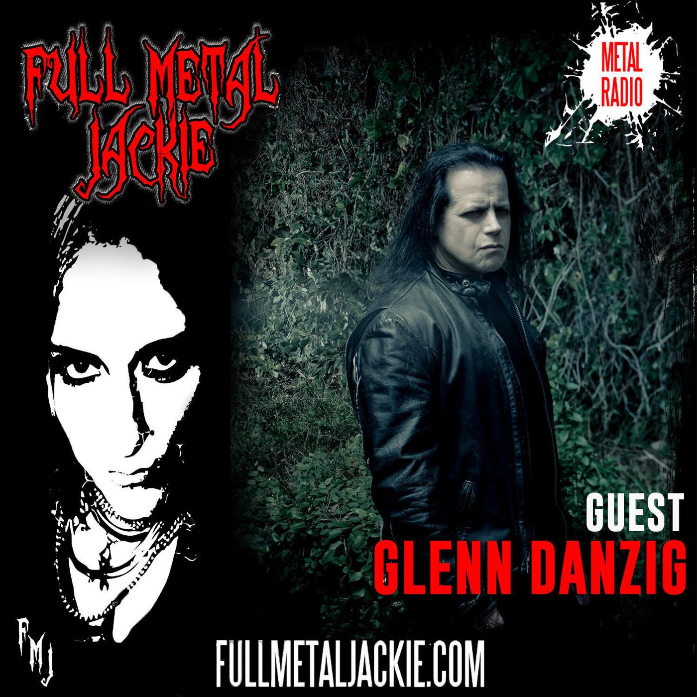 Glenn Danzig on the FMJ RADIO SHOW! episode artwork