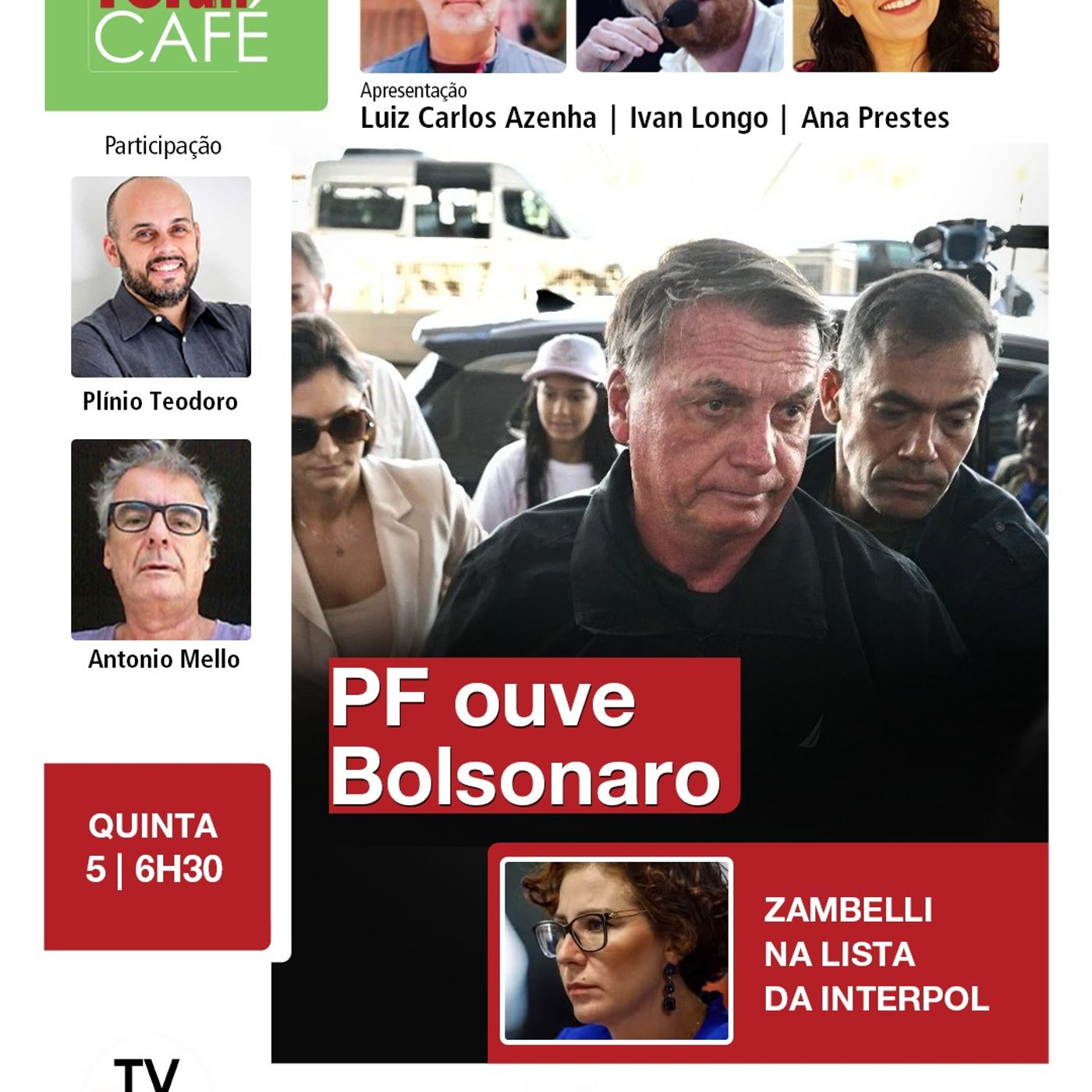 Bolsonaro depõe sobre pix para filho conspirador | Zambelli procurada pela Interpol | 05.06.25
