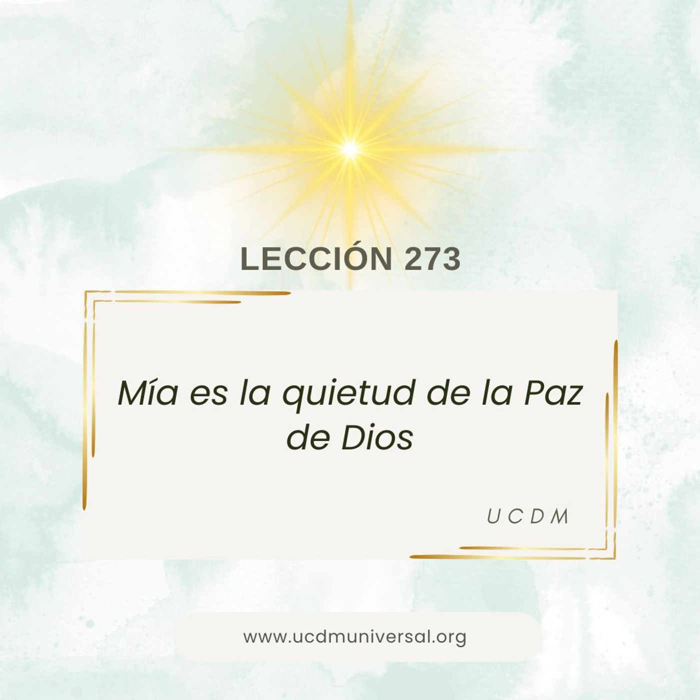 UCDM Universal LECCIÓN DEL DÍA