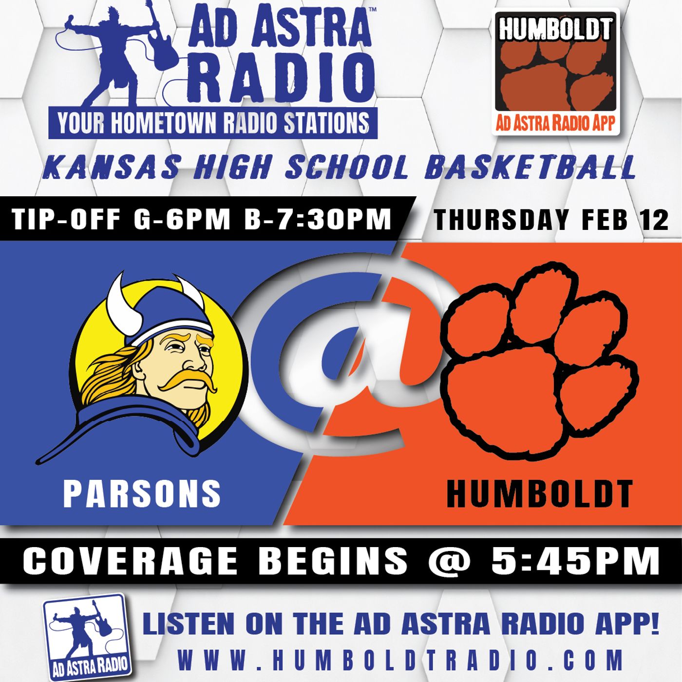 Parsons Lady Vikings at Humboldt Lady Cubs High School Basketball (February 12, 2026) episode artwork