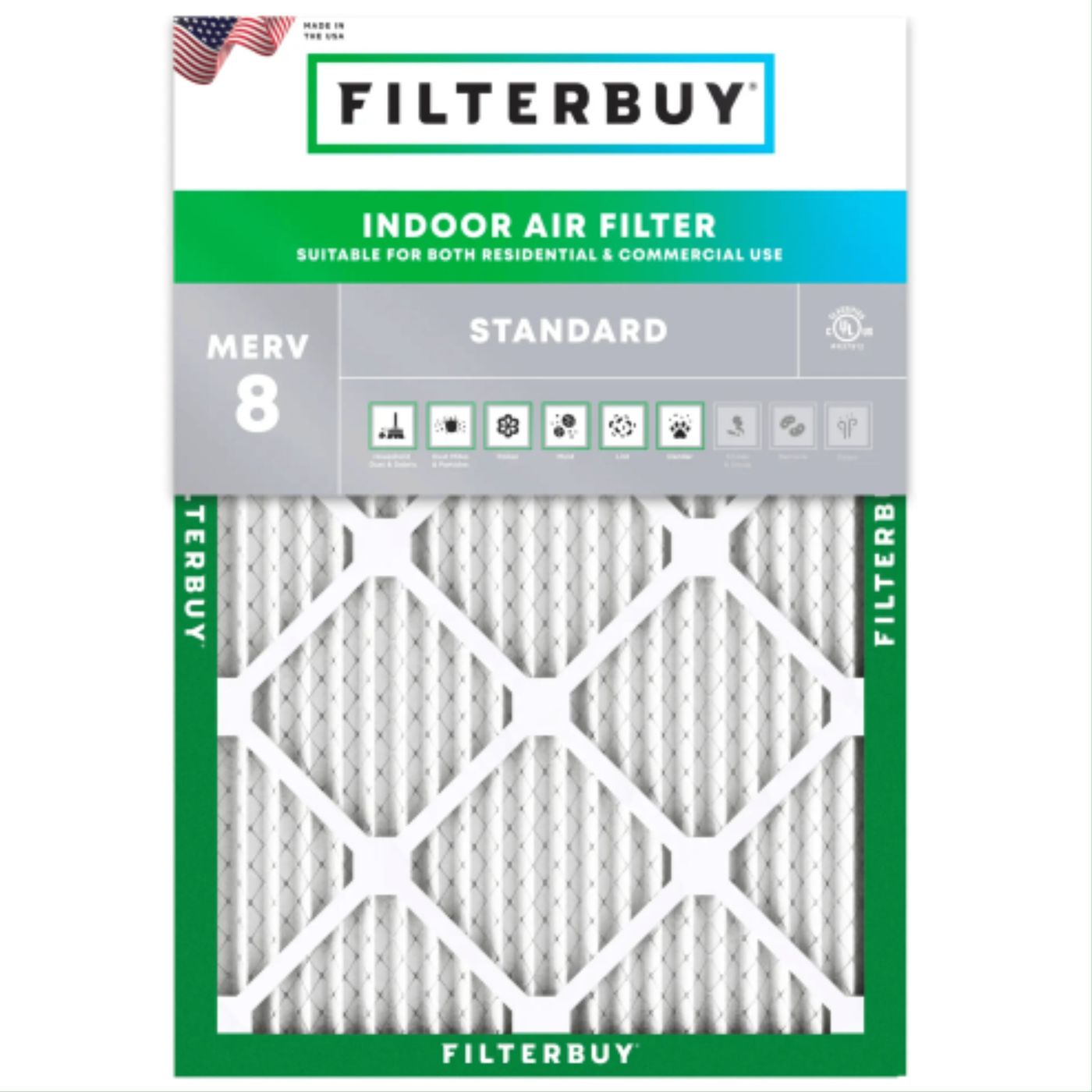 Best MERV 8 16.5x22x1 Furnace & HVAC Air Conditioner Filters