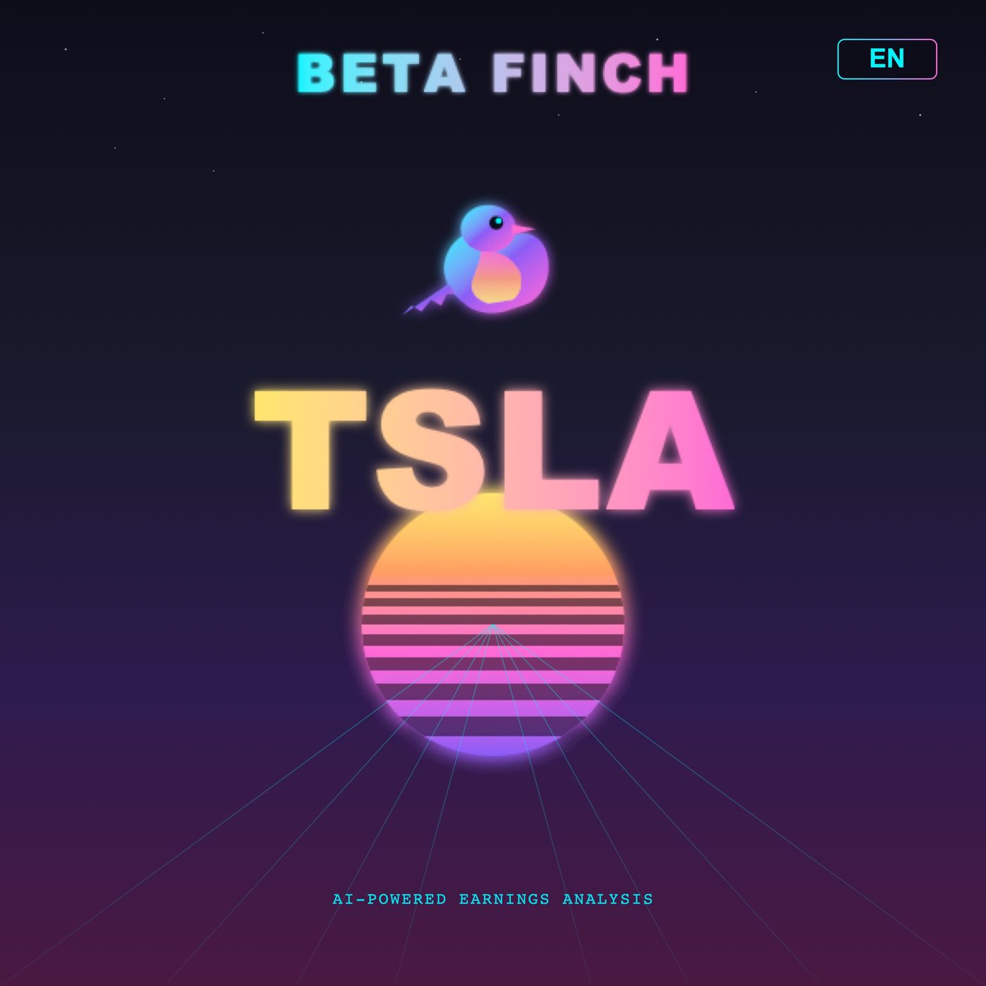 Beta Finch - Tesla - TSLA - EN cover art