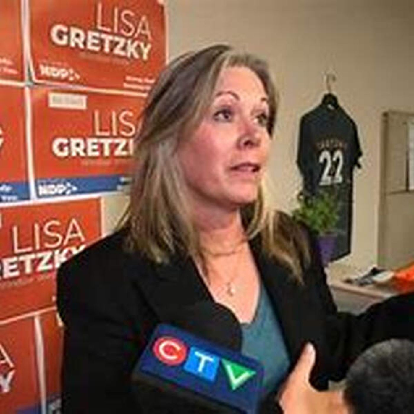 MPP Lisa Gretzky on the LCBO strike episode artwork