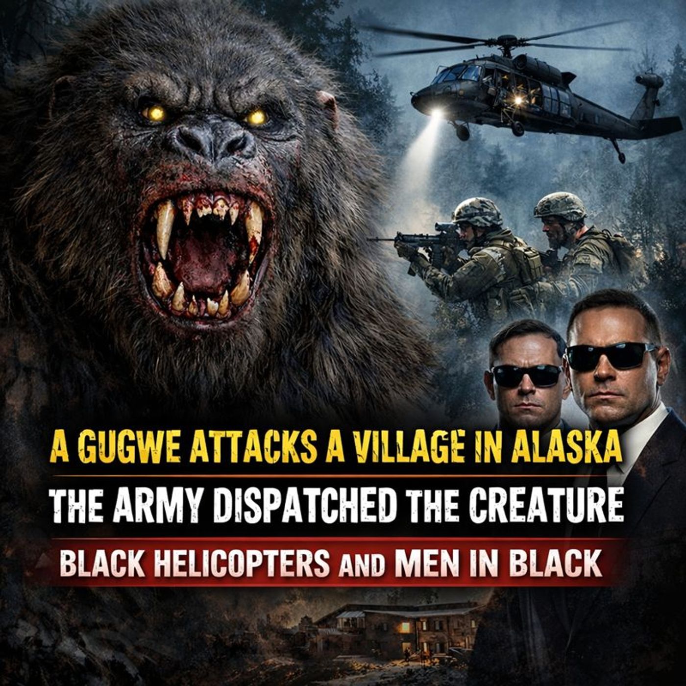 A Soldier’s Terrifying Encounter With a Gugwe in the Alaskan Wilderness | (The Men in Black)