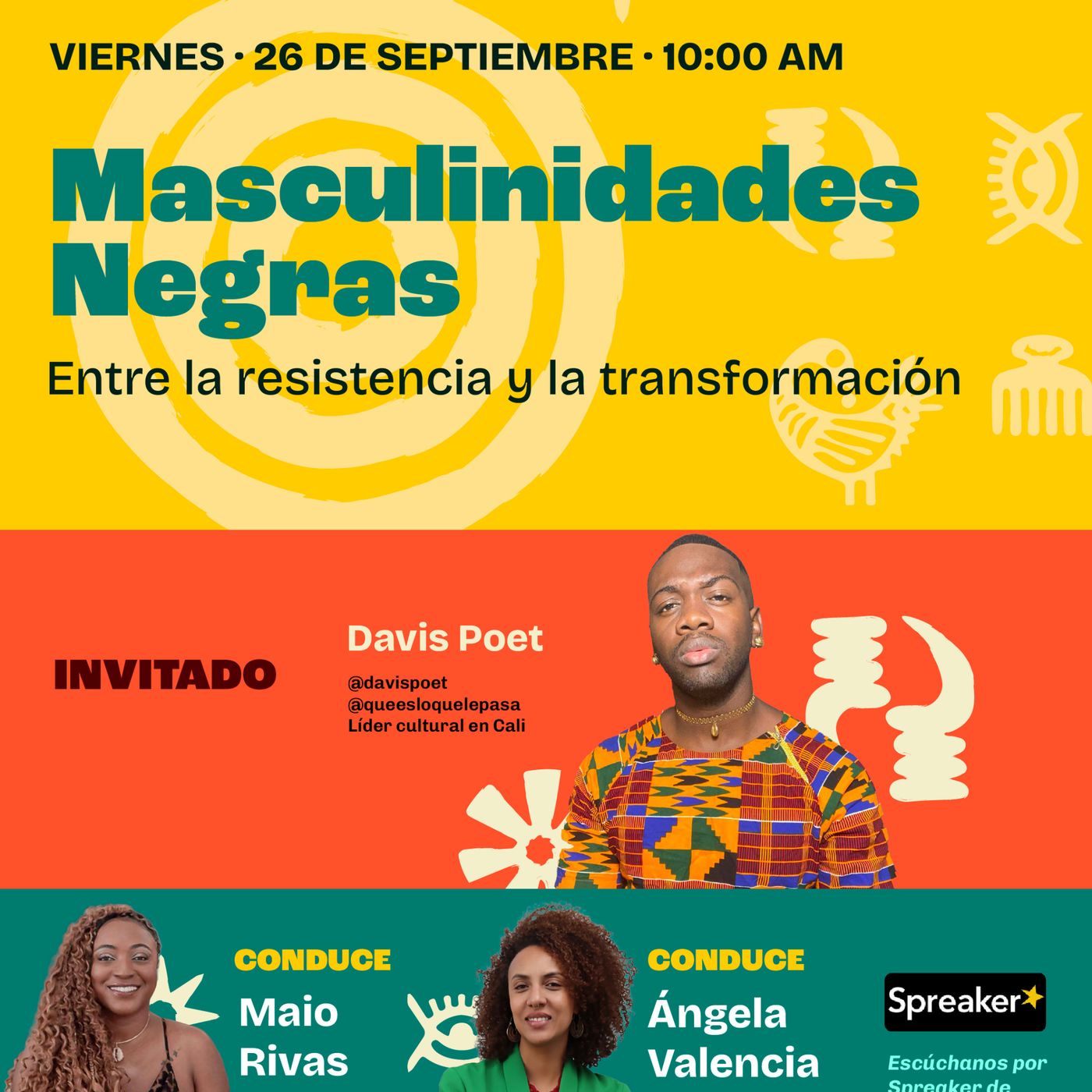 Masculinidades Negras con Davis Poet