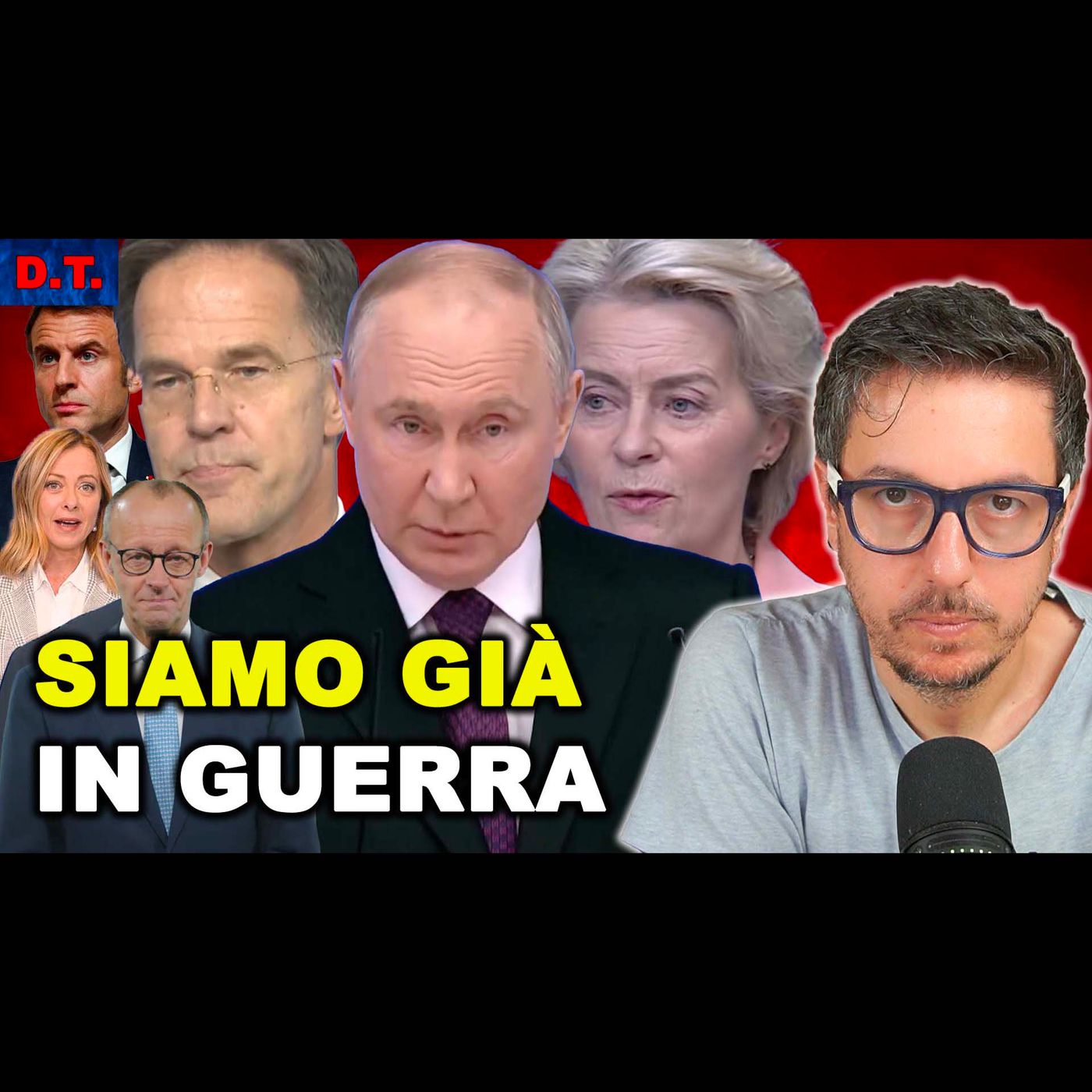 SIAMO “GIÀ IN GUERRA CON LA RUSSIA” anche se fanno finta di no