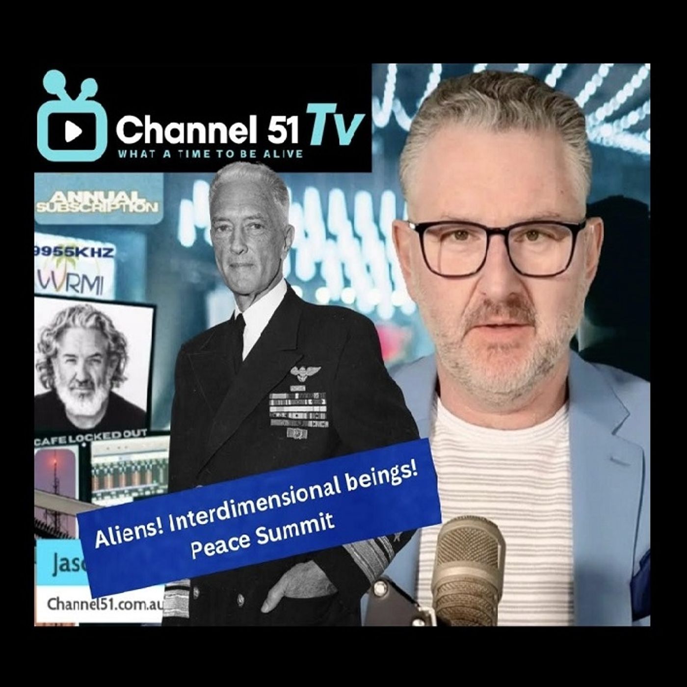 CHANNEL 51 Independent News Tackles ALIENS and the Peace Summit in Alaska  Aug. 15 WRMI Radio episode artwork
