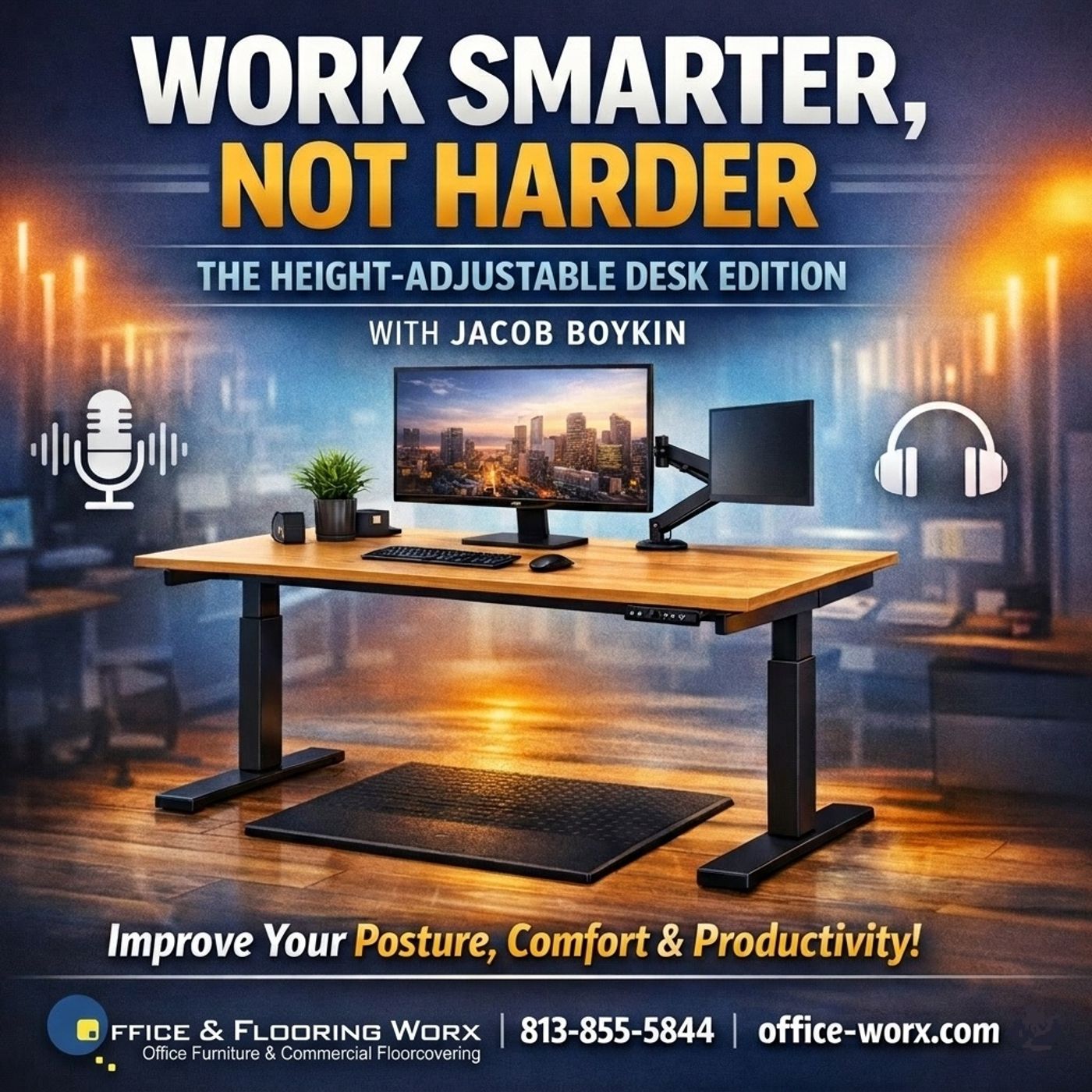 Work Smarter, Not Harder: The Height-Adjustable Desk  #2 episode artwork