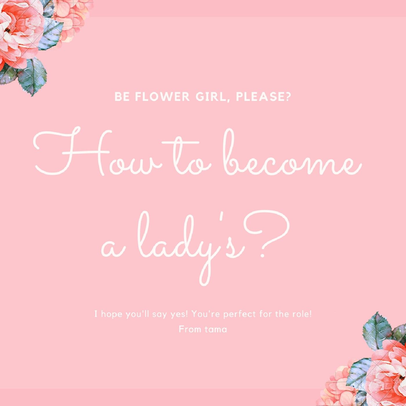 How To Become A Lady's?