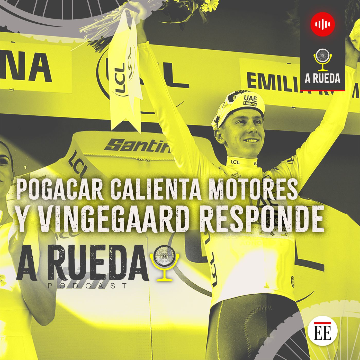 Pogacar calienta motores y Vingegaard responde, empezó el espectáculo en el Tour de Francia episode artwork