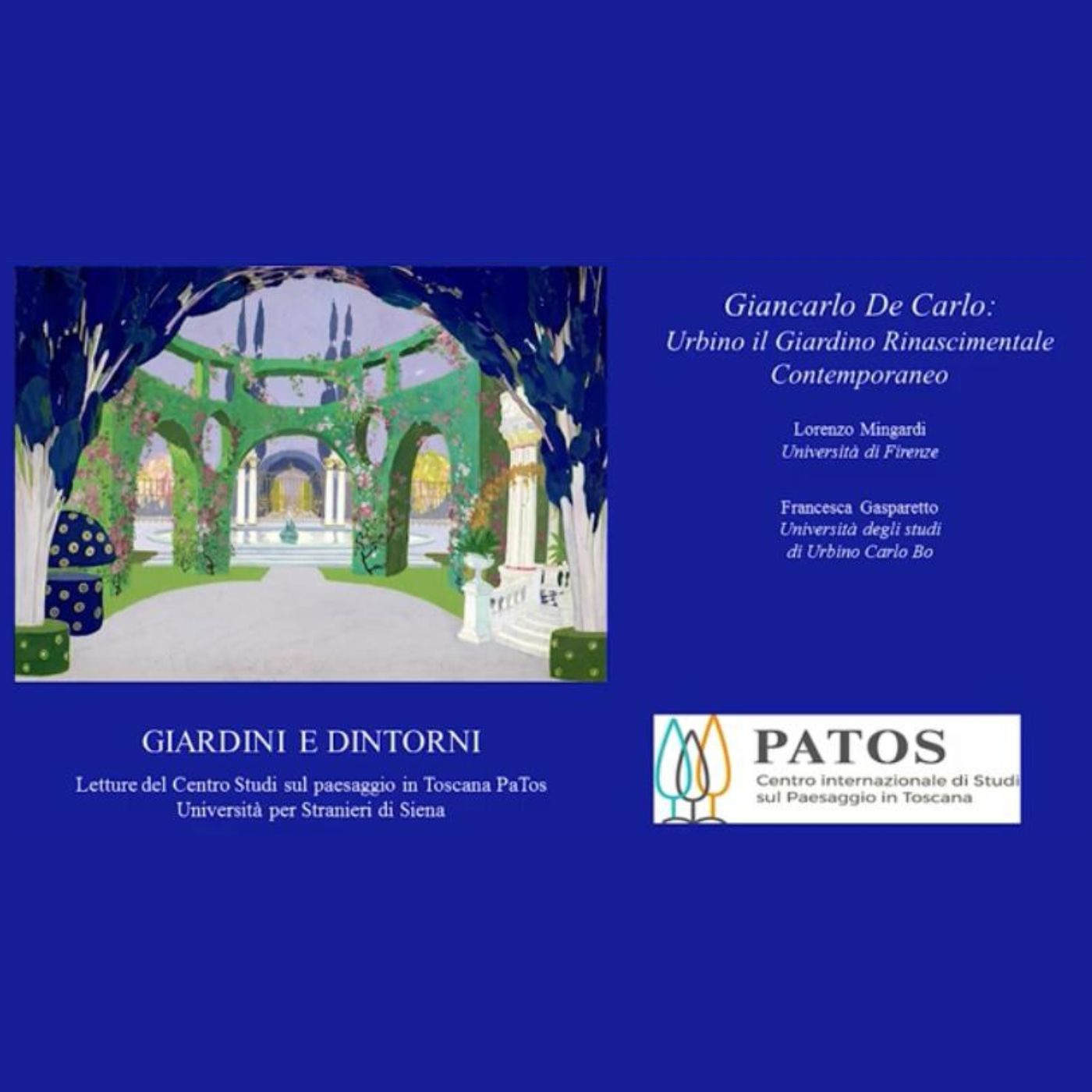 De Carlo e il giardino contemporaneo cover art