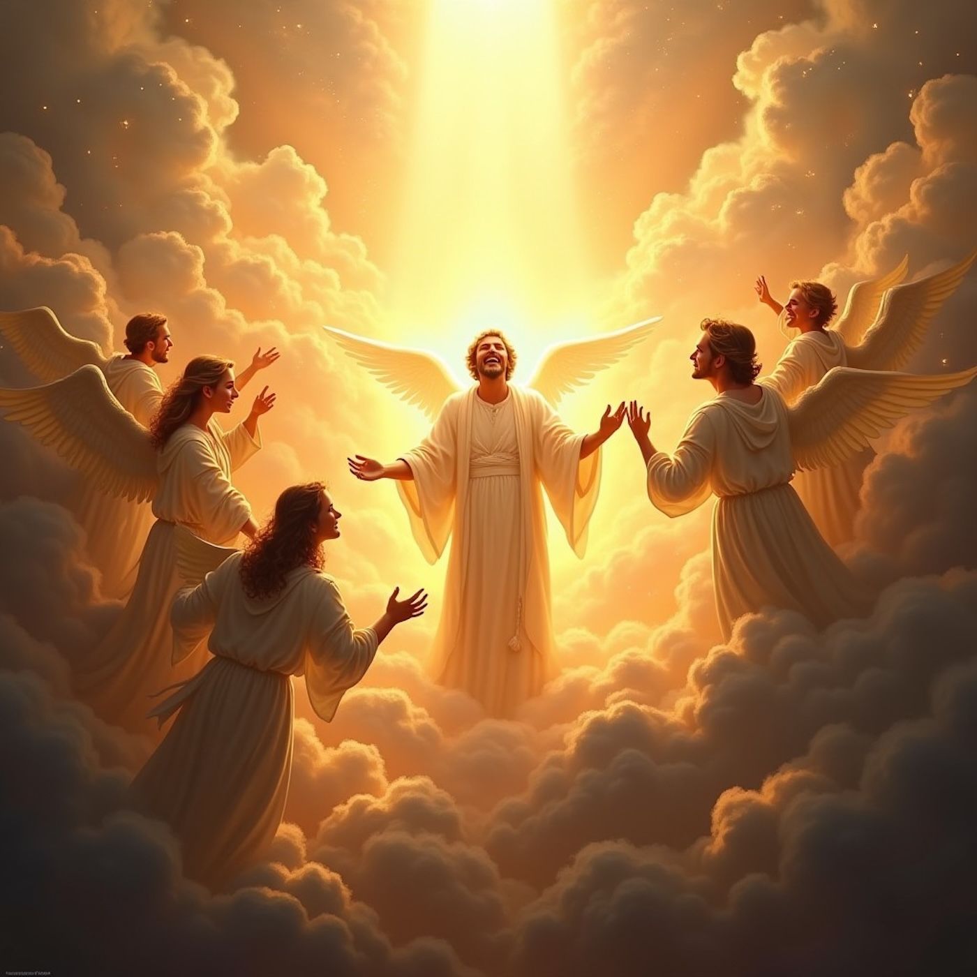 "Ironically, heaven is just a place where everyone gets exactly what they deserve—right?" episode artwork