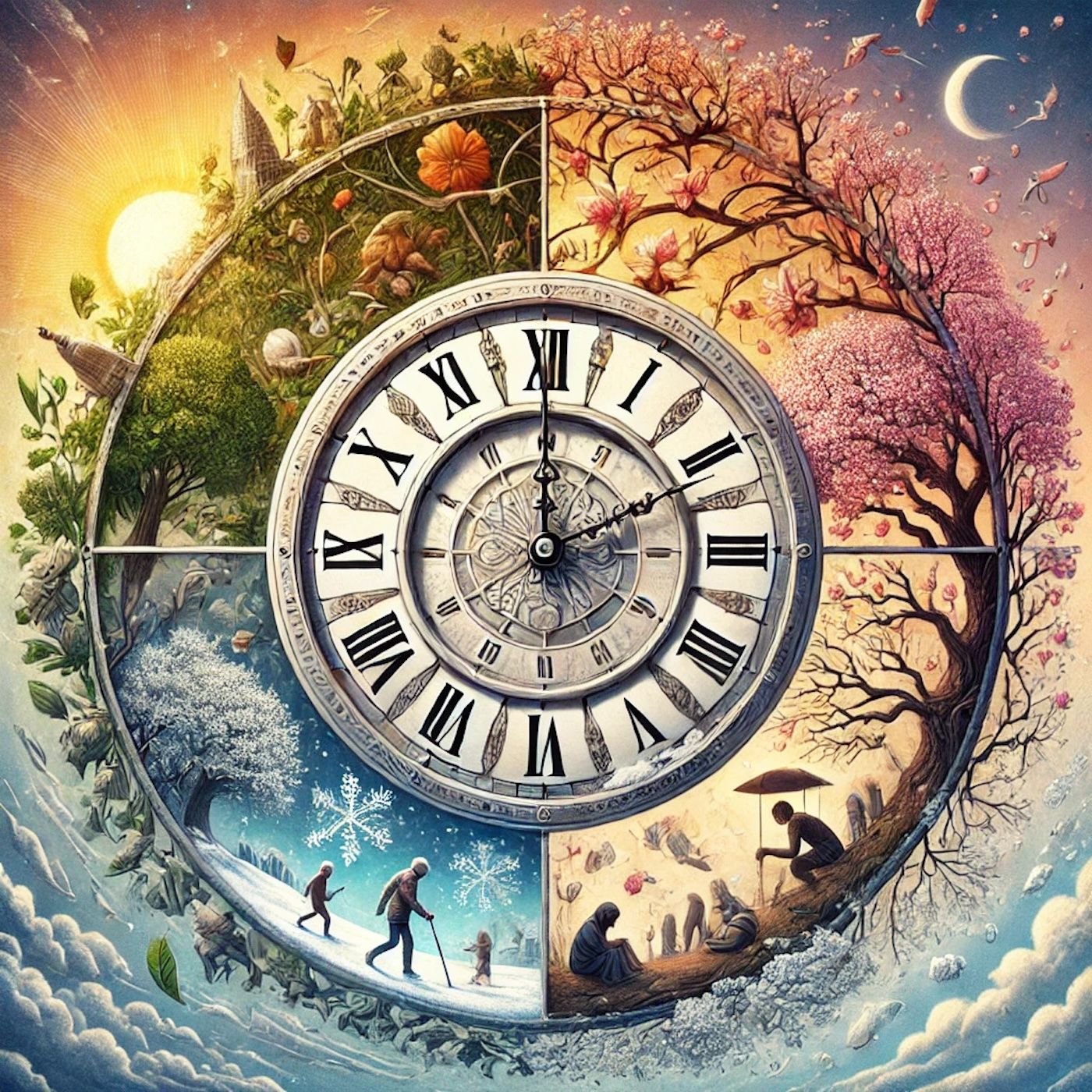 "We often believe that time heals all wounds and that the passage of time brings wisdom and clarity." episode artwork