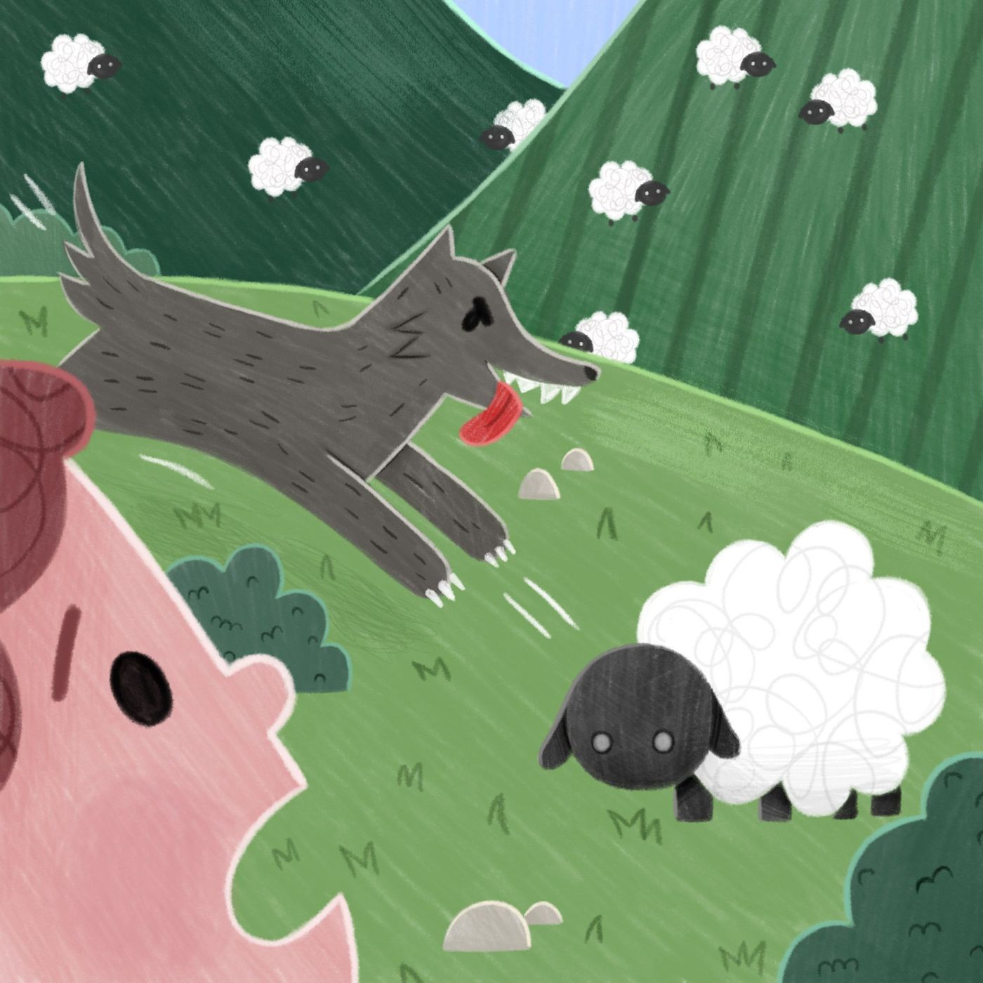 The Shepherd Boy And The Wolf | Aesop Fable episode artwork