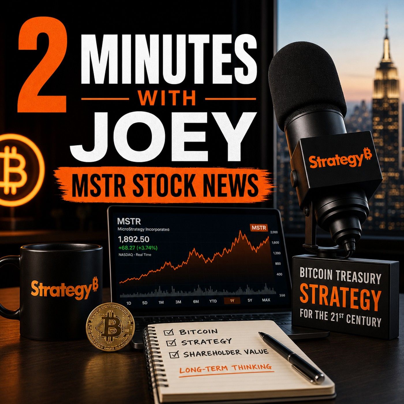 2 Minutes with Joey - MSTR Stock News