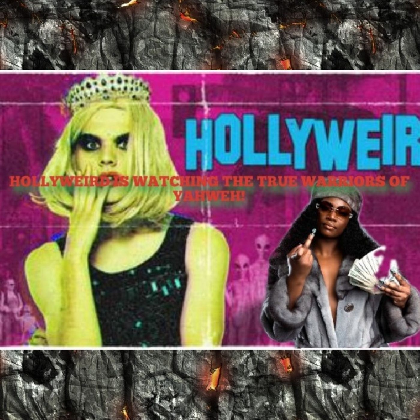 HOLLYWEIRD IS WATCHING THE TRUE WARRIORS OF YAHWEH!(CLARISSA SHEILDS IS MOCKING ME AND WATCHING!) episode artwork