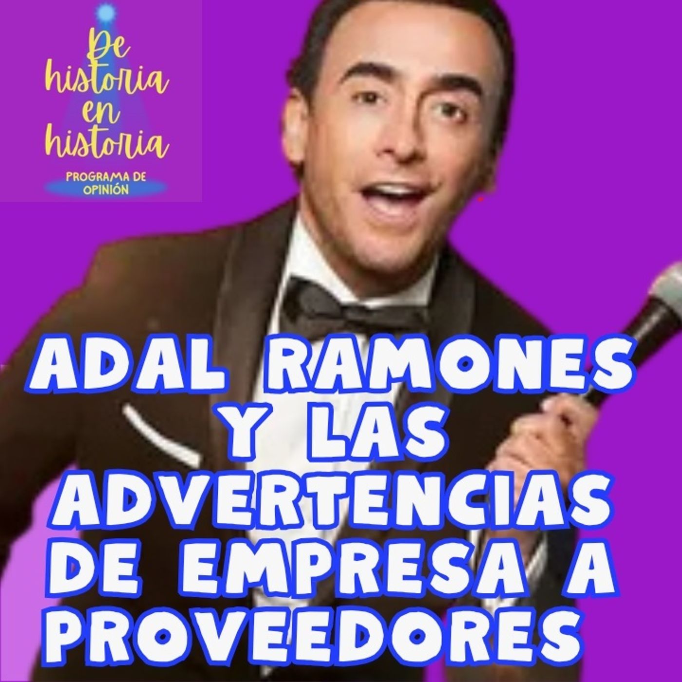 Adal Ramones denuncia casa productora