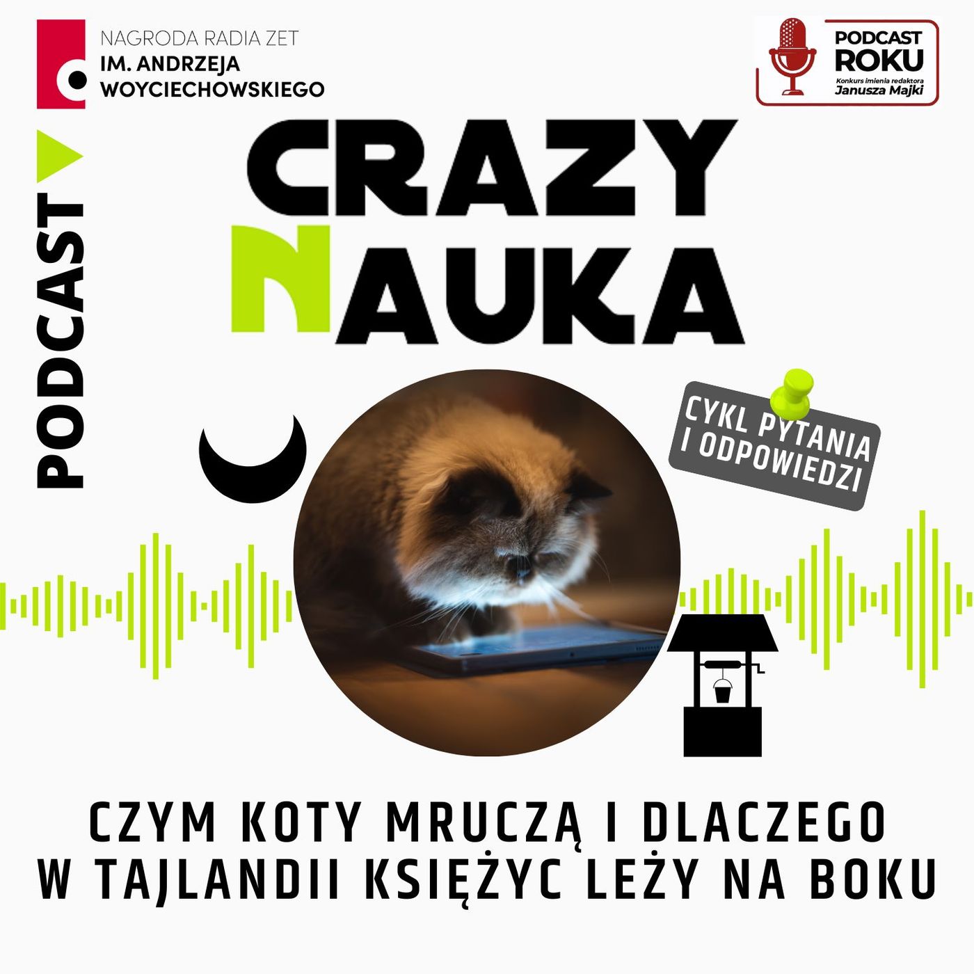 172. Czym koty mruczą i dlaczego w Tajlandii księżyc leży na boku episode artwork