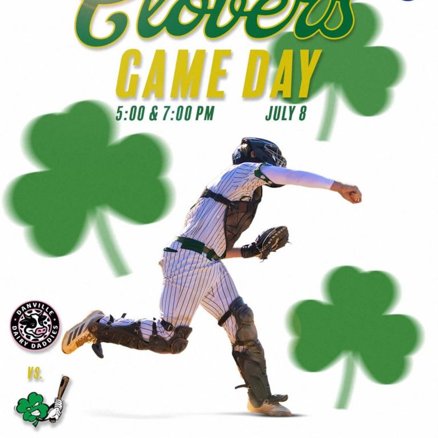 Clayton Clovers VS Danville Dairy Daddies Old North State League Piedmont Divisional Baseball #WeAreCRN #CloveShow #GetLucked episode artwork