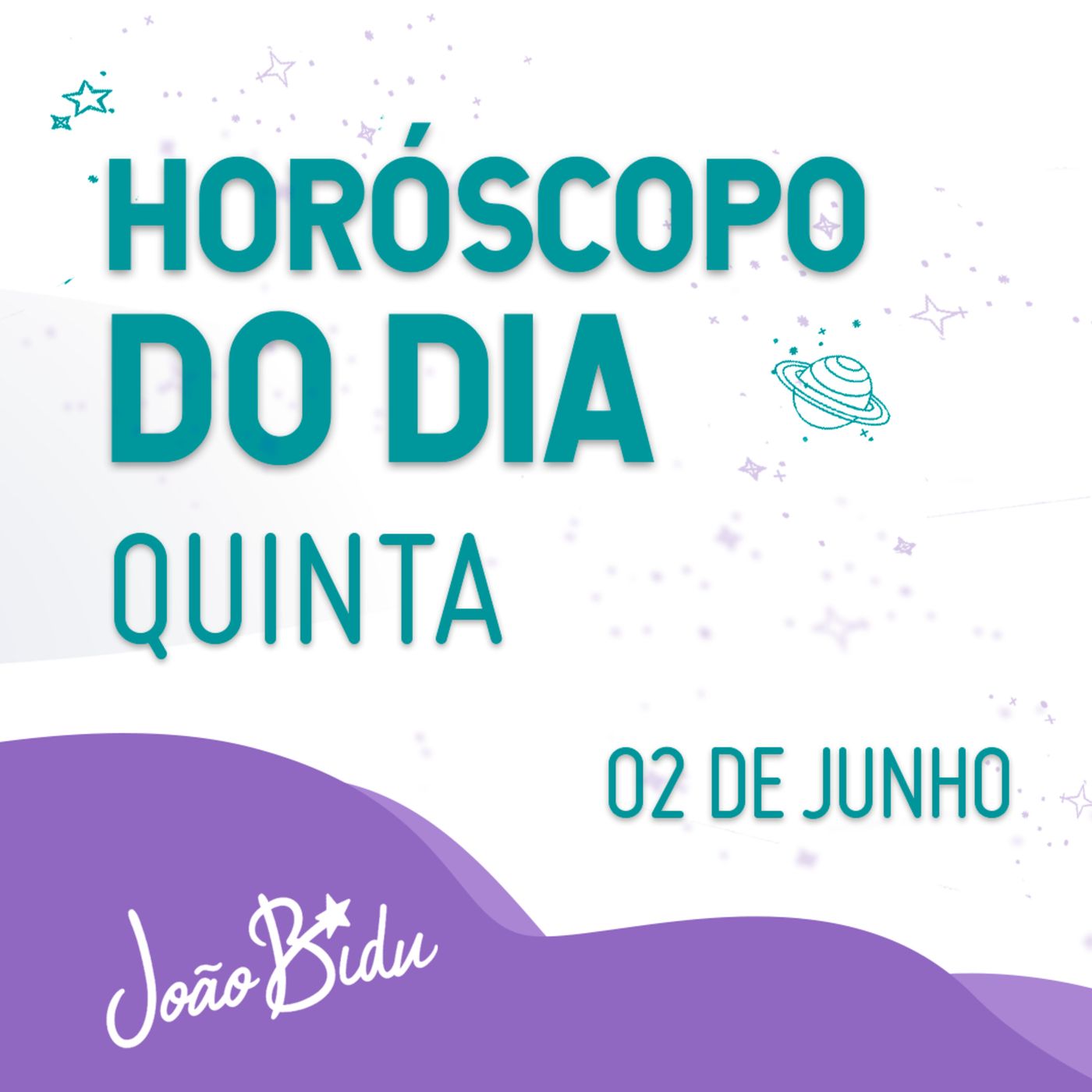 Horóscopo do Dia 02 de Junho com João Bidu episode artwork