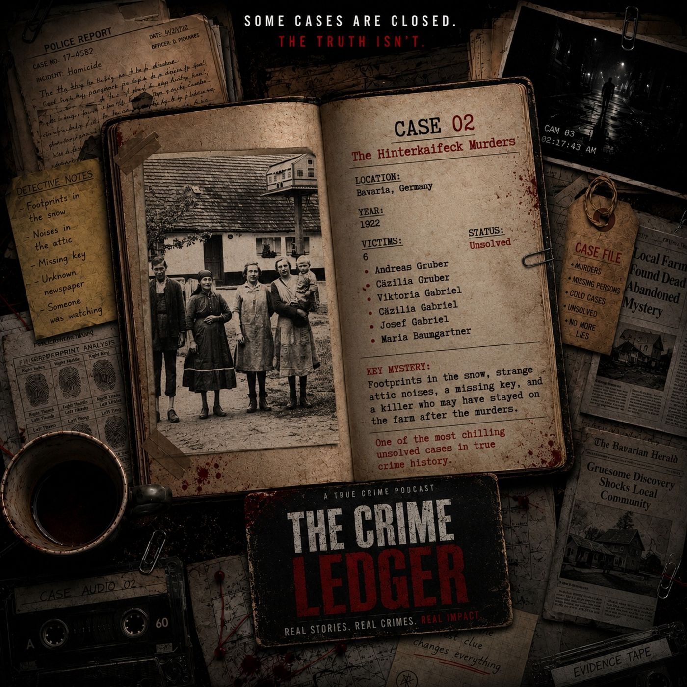 Case 02 : The Hinterkaifeck Murders | Germany’s Most Chilling Unsolved Mystery | The Crime Ledger episode artwork
