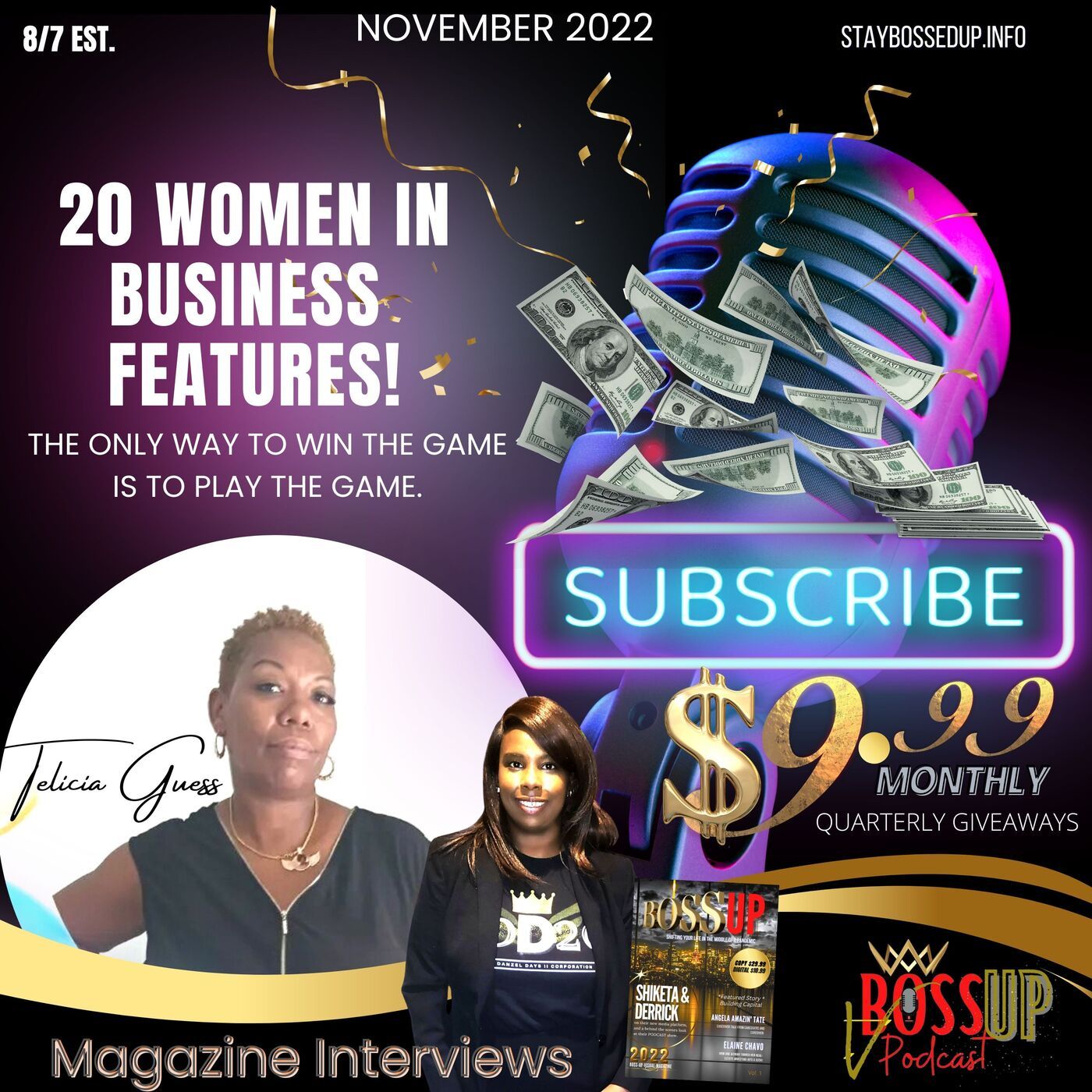 20 Women In Business Boss Up Visual Magazine Features (Telicia Guess) episode artwork