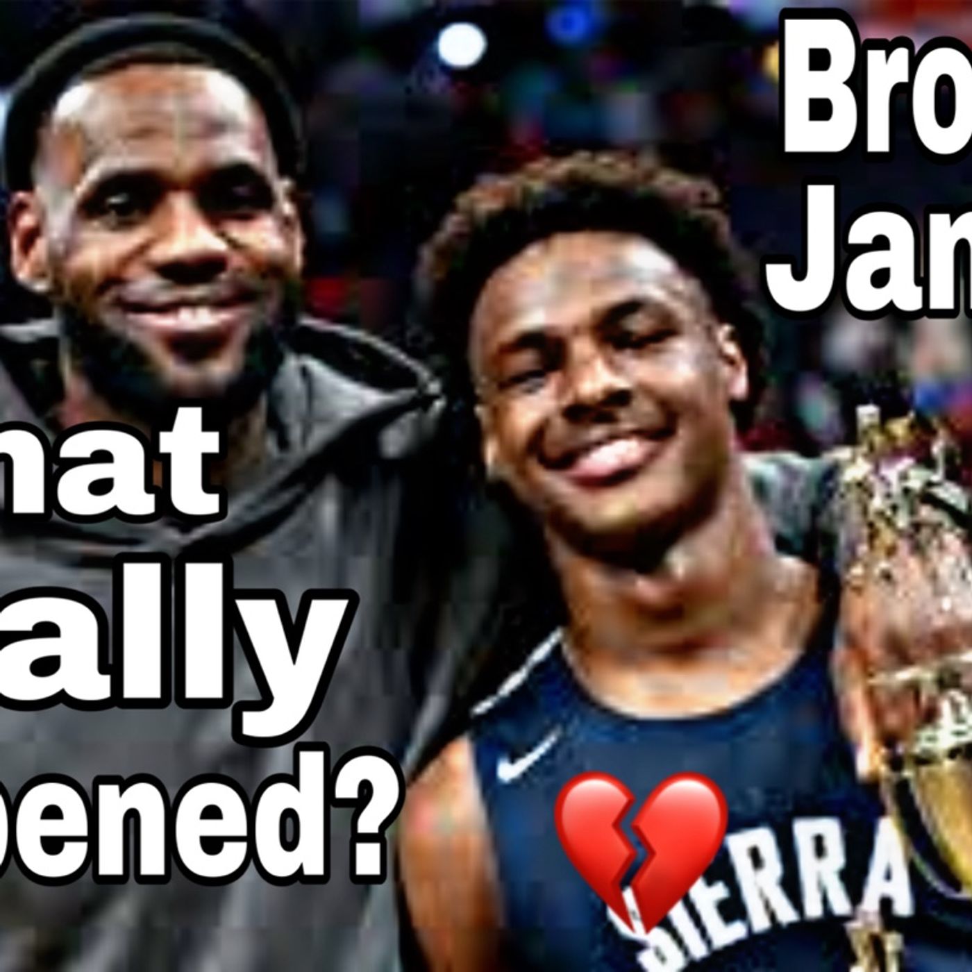 Bronny Jammes Lebron James son Heart condition and what really happened podcast