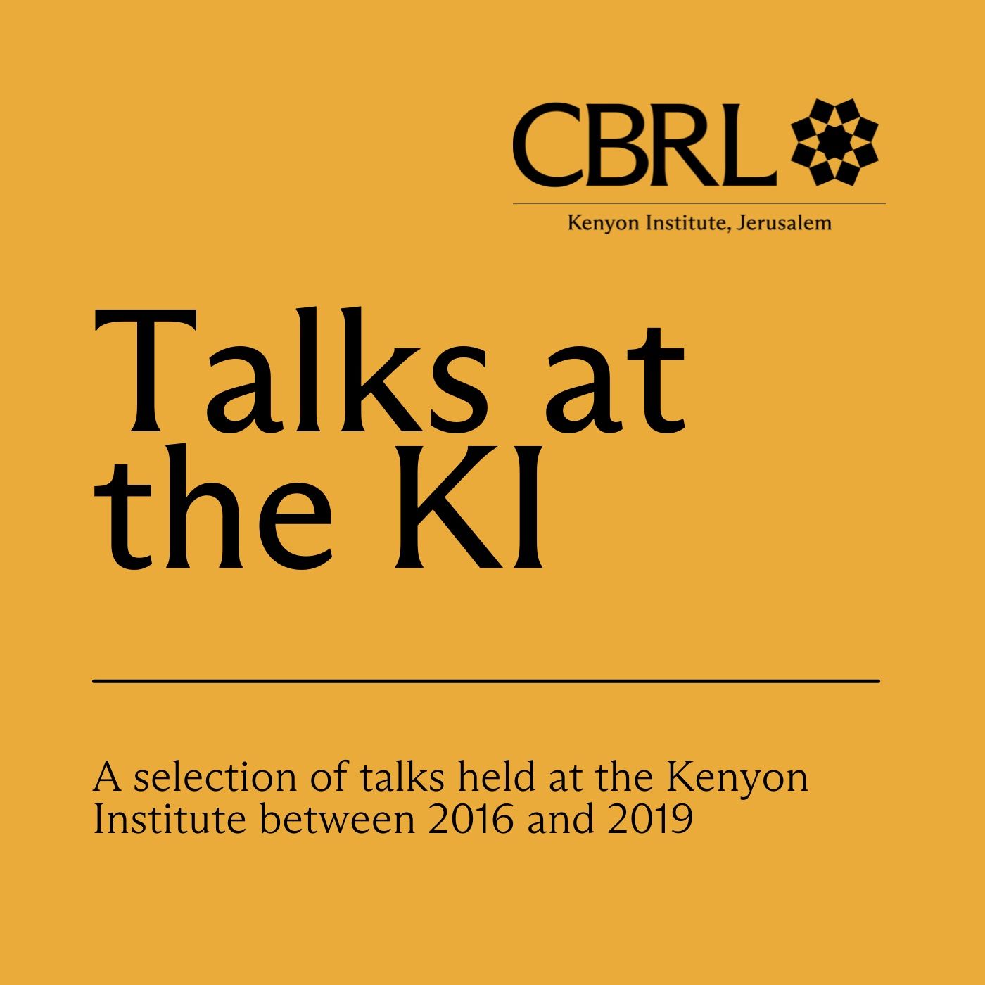 Talks at the Kenyon Institute