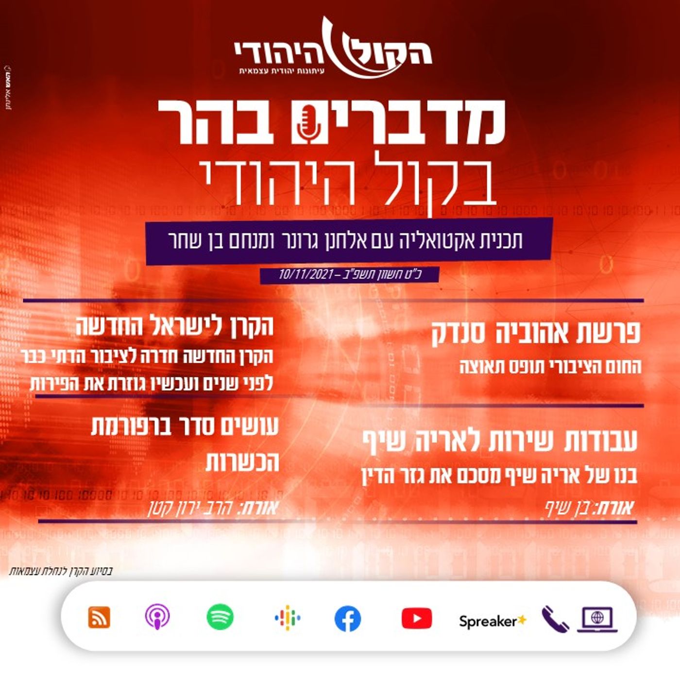 הקרן החדשה, רפורמת הכשרות והאם פרשת אריה שיף הסתיימה? מדברים בהר הקרן החדשה, רפורמת הכשרות והאם פרשת אריה שיף הסתיימה?