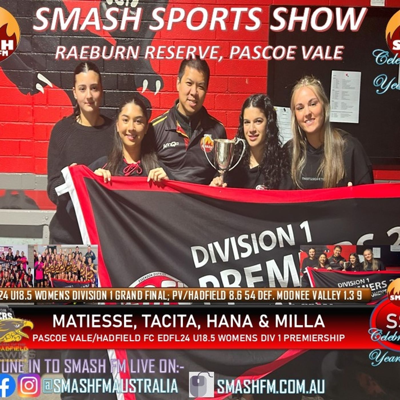 SSS10THYR: Pascoe Vale/Hadfield FC EDFL24 U18.5 Womens Premiership Interviews 190924