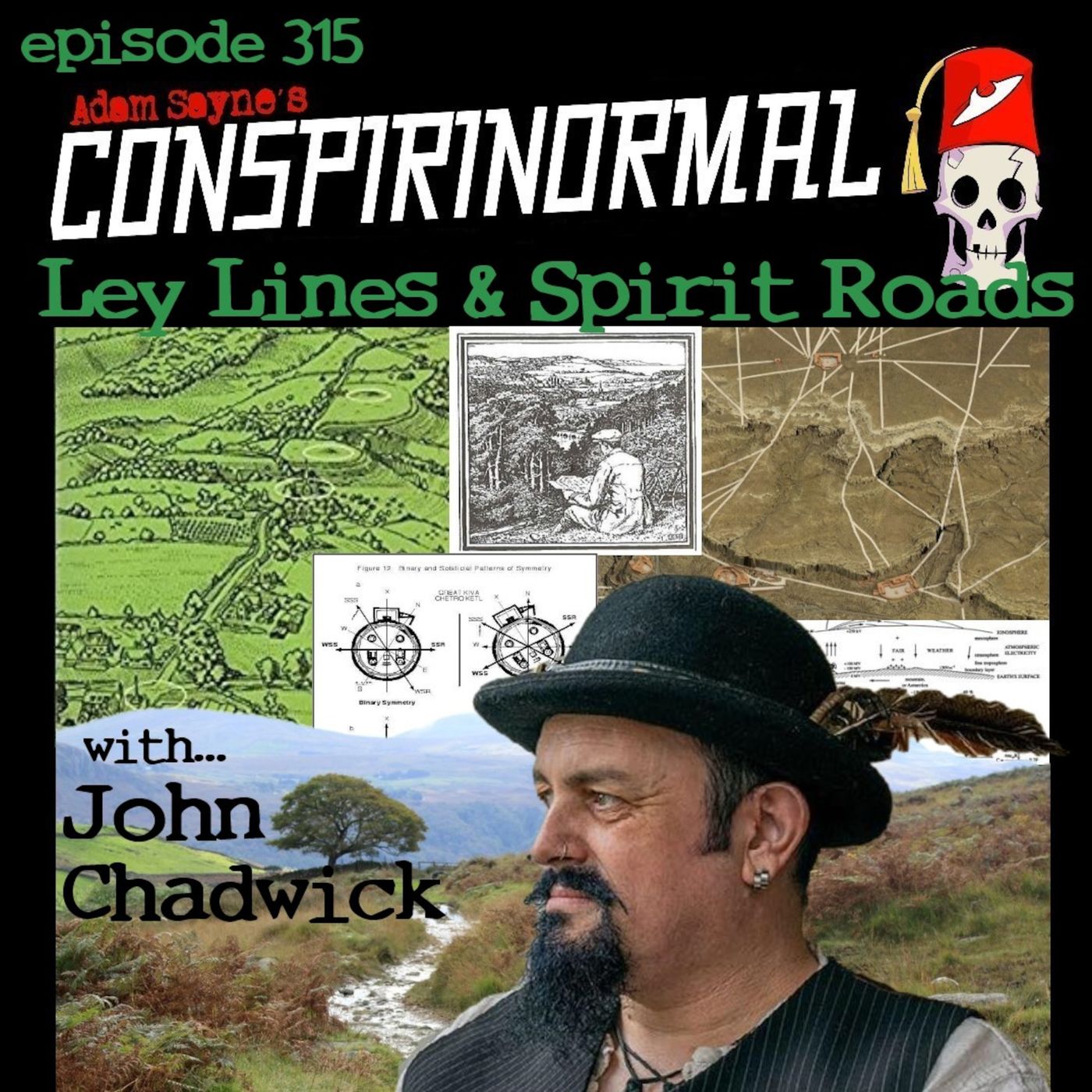 Conspirinormal Episode 315- John Chadwick (Ley Lines and Spirit Roads) episode artwork