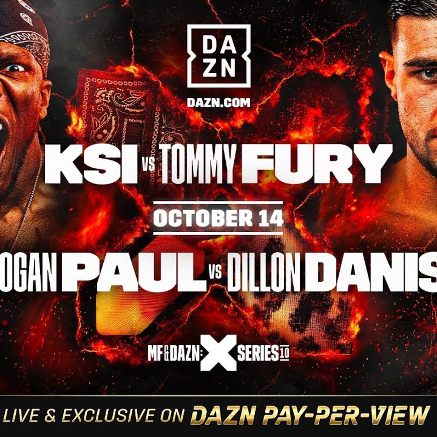 KSI V Tommy Fury & Logan Paul V Dillon Danis episode artwork