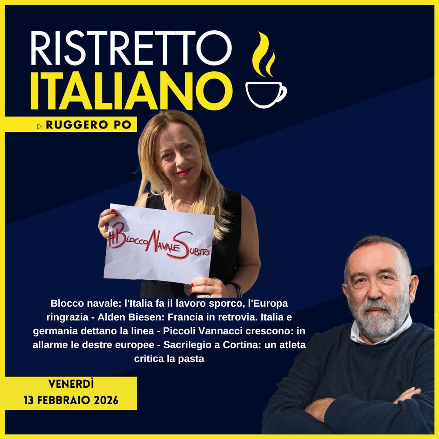Ristretto Italiano - 13 febbraio 2026 episode artwork