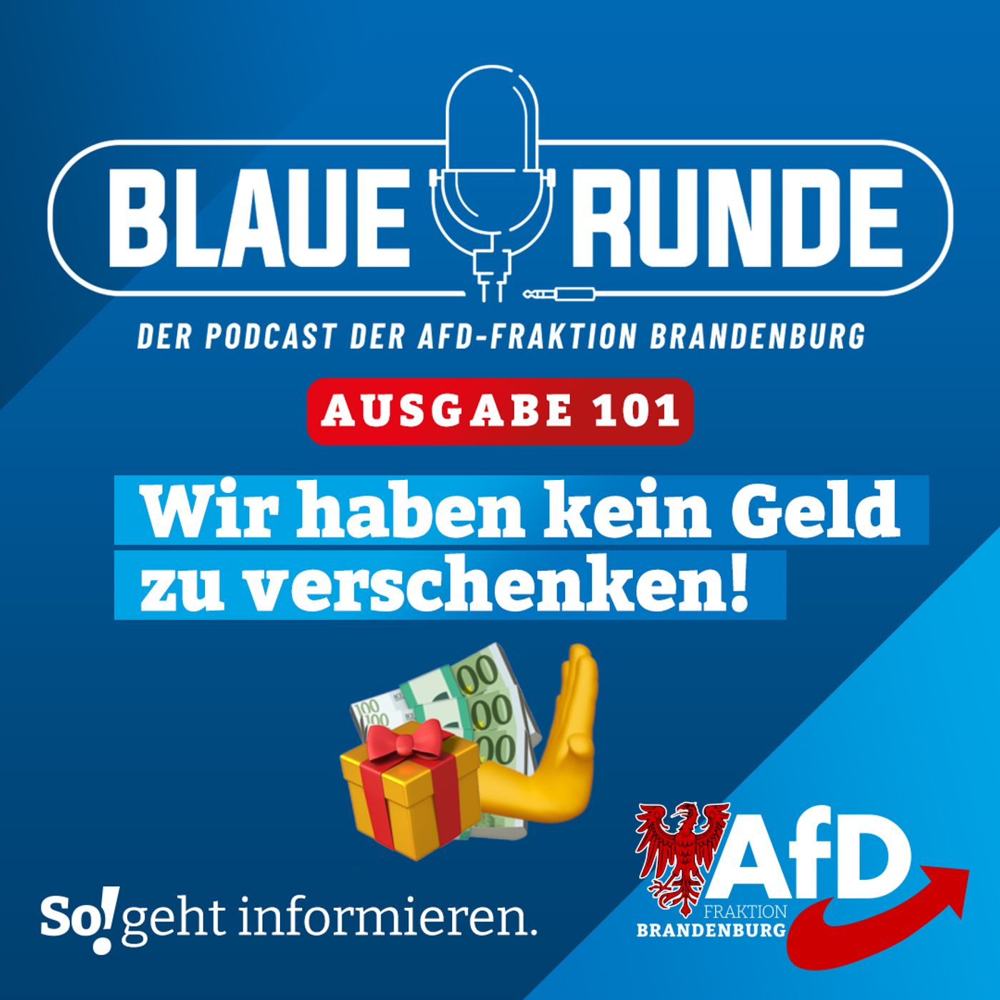 Wir haben kein Geld zu verschenken! | Die Blaue Runde, Ausgabe 101 vom 03. Dezember 2023 episode artwork
