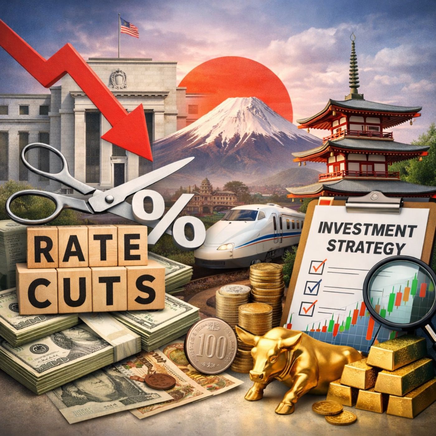 Federal Reserve Rate Cuts, Japan's Economy, and Investment Strategy episode artwork