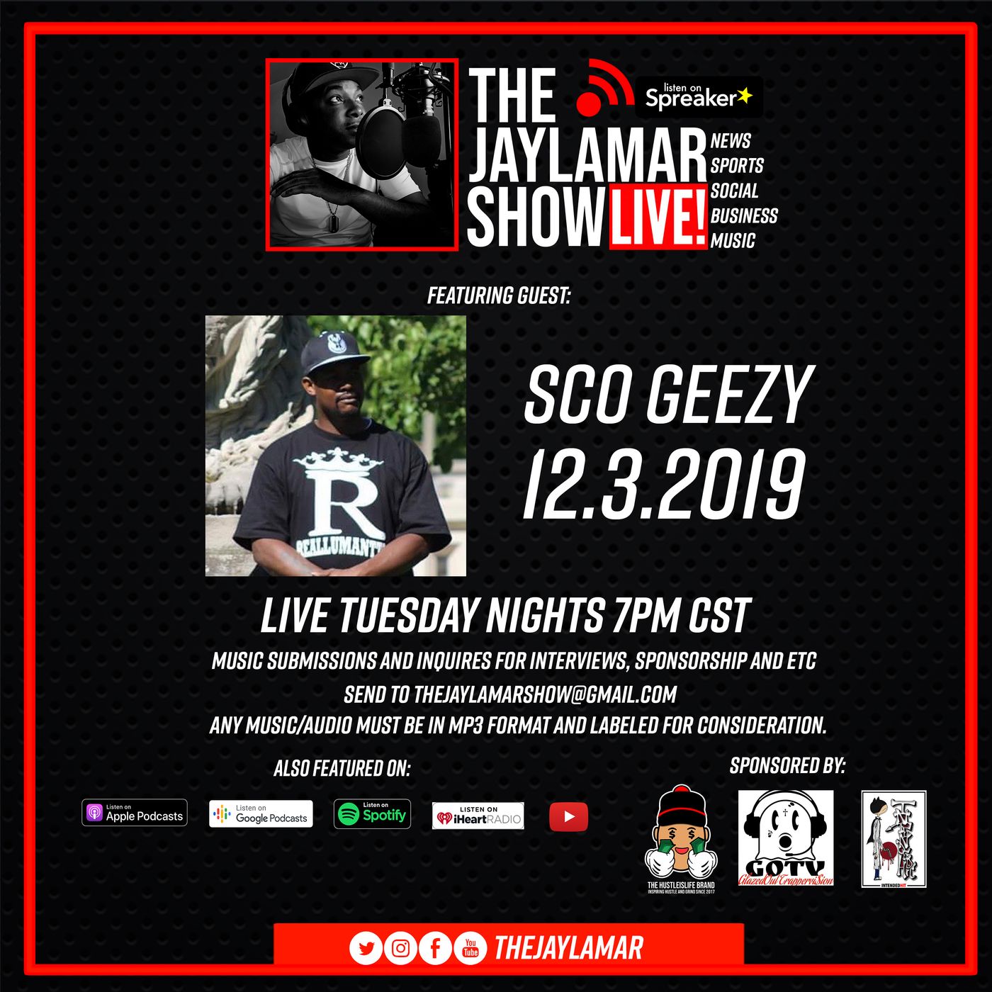Sco Geezy Chimes In | Episode 14, The JayLamar Show LIVE!! episode artwork