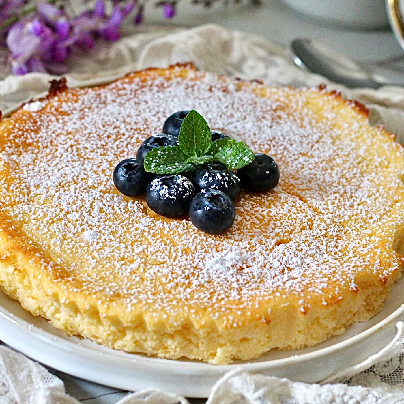 Torta cremosa di mirtilli  in friggitrice ad aria episode artwork