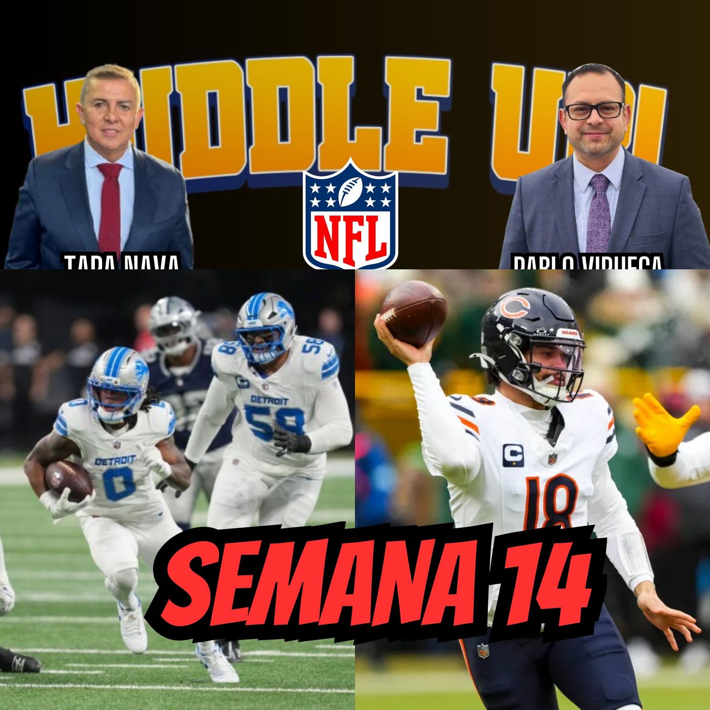 #HuddleUP Semana 14 #NFL @TapaNava & @PabloViruega #HuddleUP Semana 14 #NFL @TapaNava & @PabloViruega