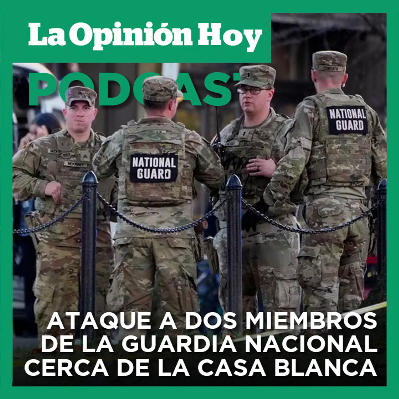 Detienen a una persona tras disparar a dos soldados de la Guardia Nacional.