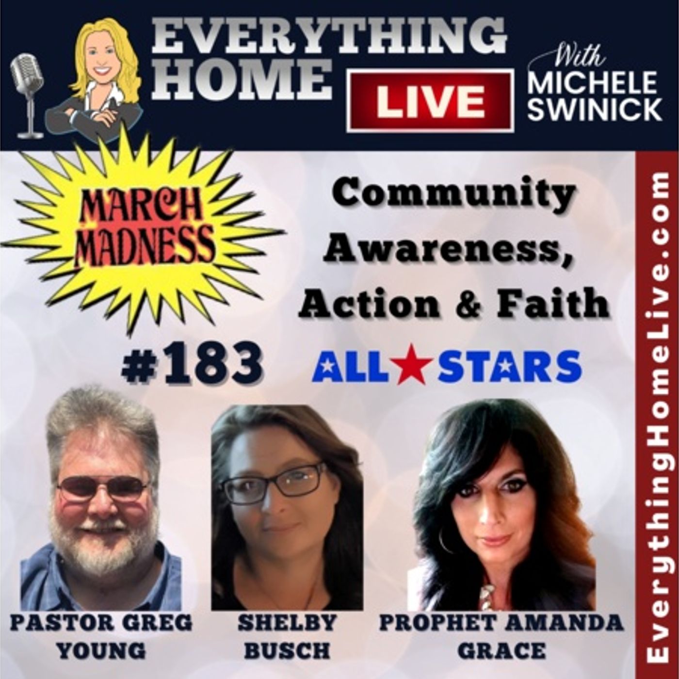 183 LIVE: Community Awareness, Action & Faith All Stars + PROPHET AMANDA GRACE! episode artwork