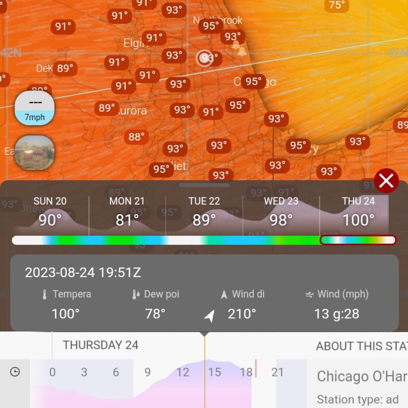 8-24-23: 1947 Record Tied At 100° In Chicago